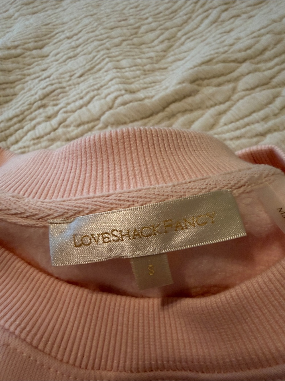 Pink Bow Embroidered Cozy Pajama Set - Picture 3 of 5